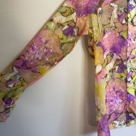 Vintage Lady Manhattan 70s Psychedelic Shirt - Picture 9 of 11